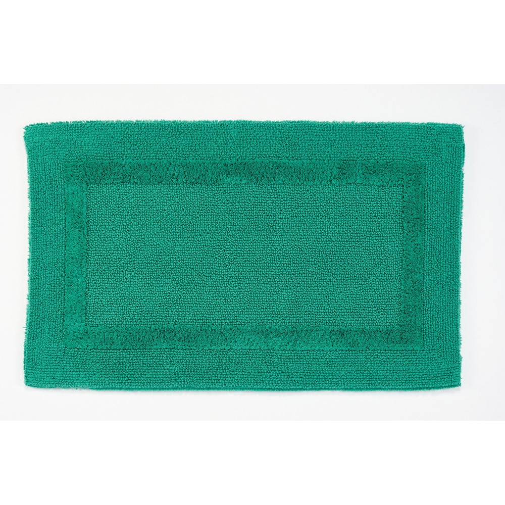 Reversible Bath Mat 230 by Designer Abyss & Habidecor in Emerald Green